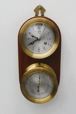 Schatz Ships Bell, Glasenuhr, Schiffsuhr,  Barometer, 8 Days, 7 Juwels