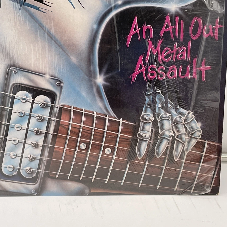 VTG 1984 Crazed Metal Rock Compilation Vinyl: Quiet Riot, Scorpions, Dio, & More - Image 4 of 4