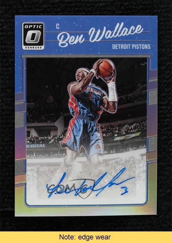 Ben Wallace Basketball Autographed Sports Trading Cards