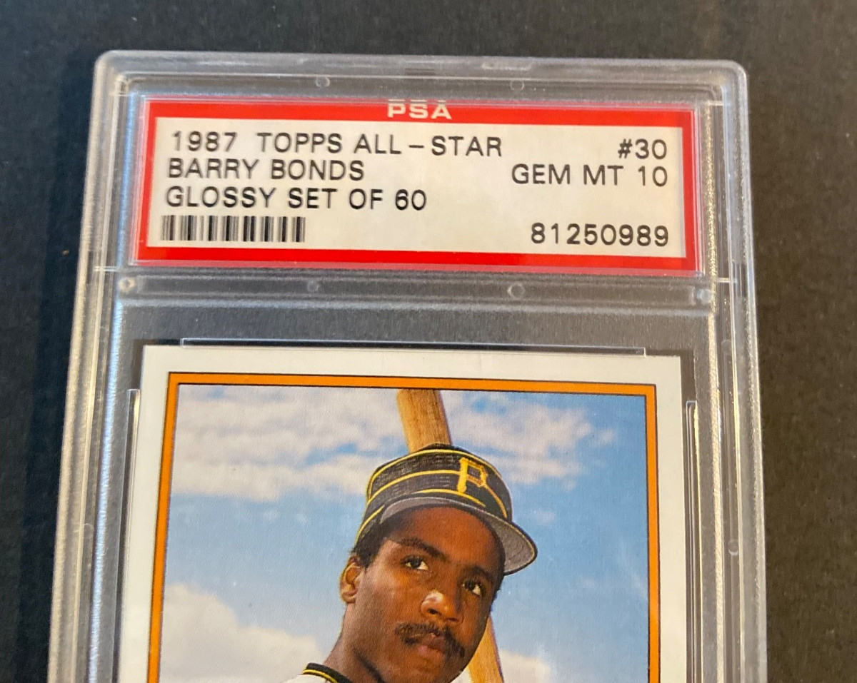 1987 Topps All-Star Glossy Set Of 60 Barry Bonds RC ROOKIE #30 PSA 10 GEM MINT