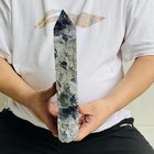 Natural Fluorite Obelisk Quartz Crystal Healing Reiki Wand Tower Point 3500g — photo 10