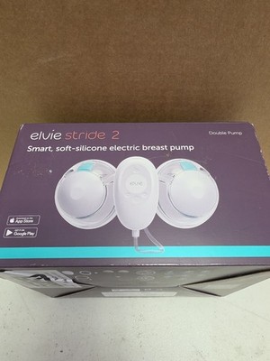 Elvie STRIDE 2 Smart Soft-Silicone Double Electric Breast Pump Sealed Brand New