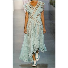 Zimmermann Moncur Studded High/Low Dress Spring 2019 Size 0