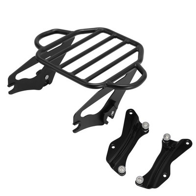 Two Up Luggage Rack / 4 Point Docking Hardware Fit For Harley Road King 14-24