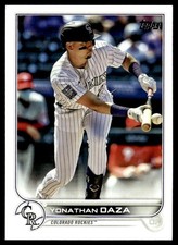 2022 Topps Yonathan Daza Colorado Rockies #335