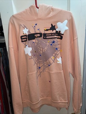 peach “Bellini” SP5DER Spider Worldwide Hoodie XXL | eBay