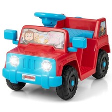 Voiture Électrique pour Enfant 6V Voiture Porteur avec Effets Sonores Démarrage