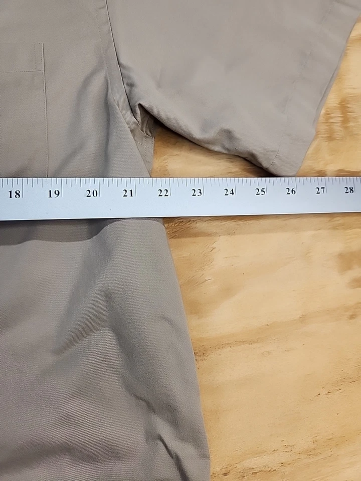 Camisa Team Longhorn Resturant Logo Marrón Manga Corta Con Botones Para Hombre XL Foto 3 de 4