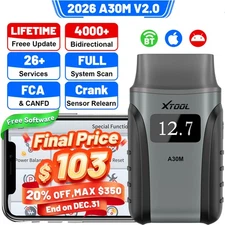 XTOOL A30M V2.0 Wireless Bidirectional OBD2 Scanner Full System Diagnostic Tool