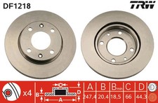 Disque de frein Citroen VISA
