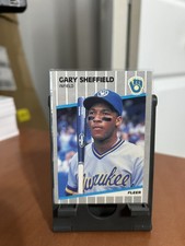 1989 Fleer Gary Sheffield Rookie Card #196 - Milwaukee Brewers