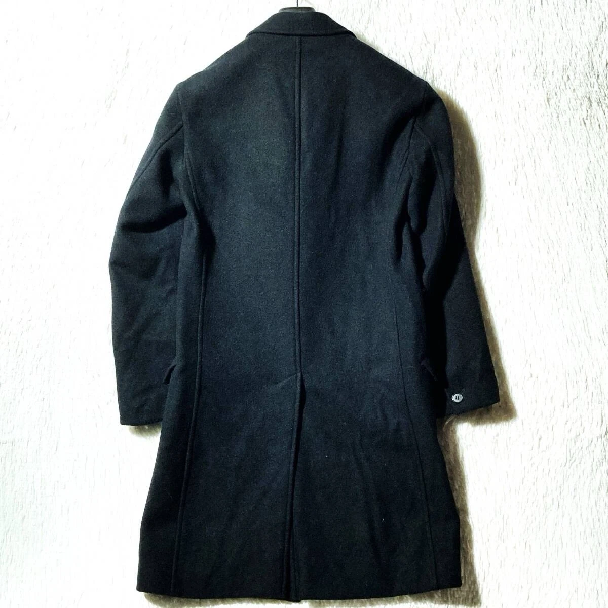 FACTOTUM x STUDIOUS Chester Coat Melton Wool Black 44 Factotum Studious Japan - product detail image 2