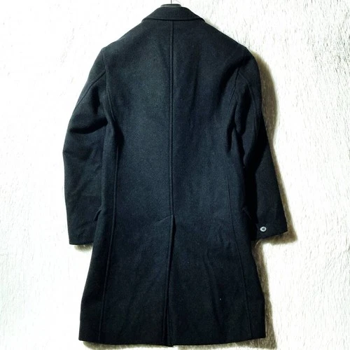FACTOTUM x STUDIOUS Chester Coat Melton Wool Black 44 Factotum Studious Japan image 2