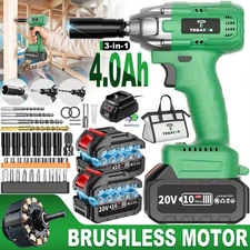 Cordless impact Wrench, Lithium-ion Brushless Wrench, Portable Wireless Wrench