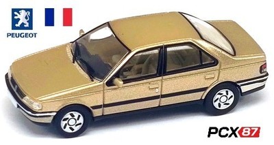 Peugeot 405 Limousine SRI (Phase 1 - 1987) beige - Baureihe PCX87 - Maßstab 1/87 - HO