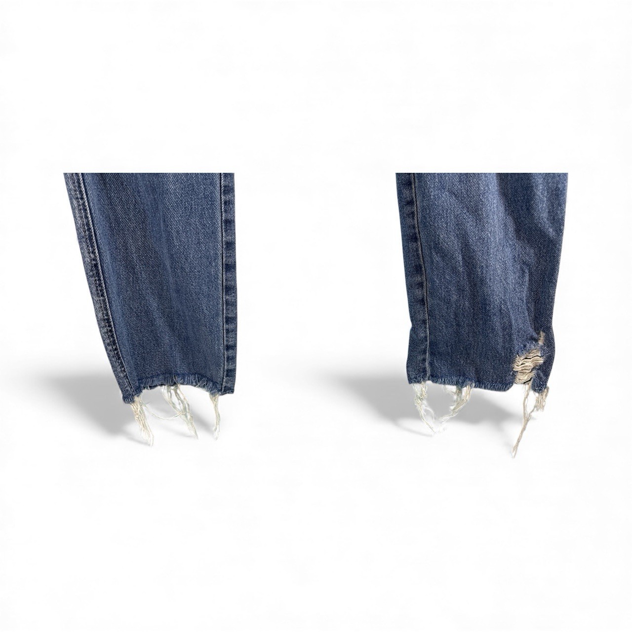 Judy Blue Women's 9/29 Distressed Fray Ankle Straight Jeans Style J888736