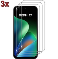 3X 9H Glasfolie FüR Xiaomi Redmi 17 5G/4G Displayschutz Anti-Kratzer Full Cover