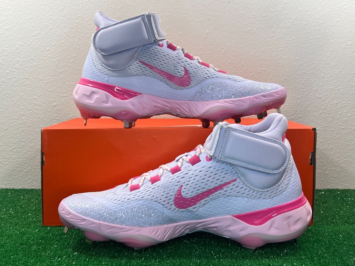 Sz 12 Men- Nike Alpha Huarache Elite 4 Mid Mother