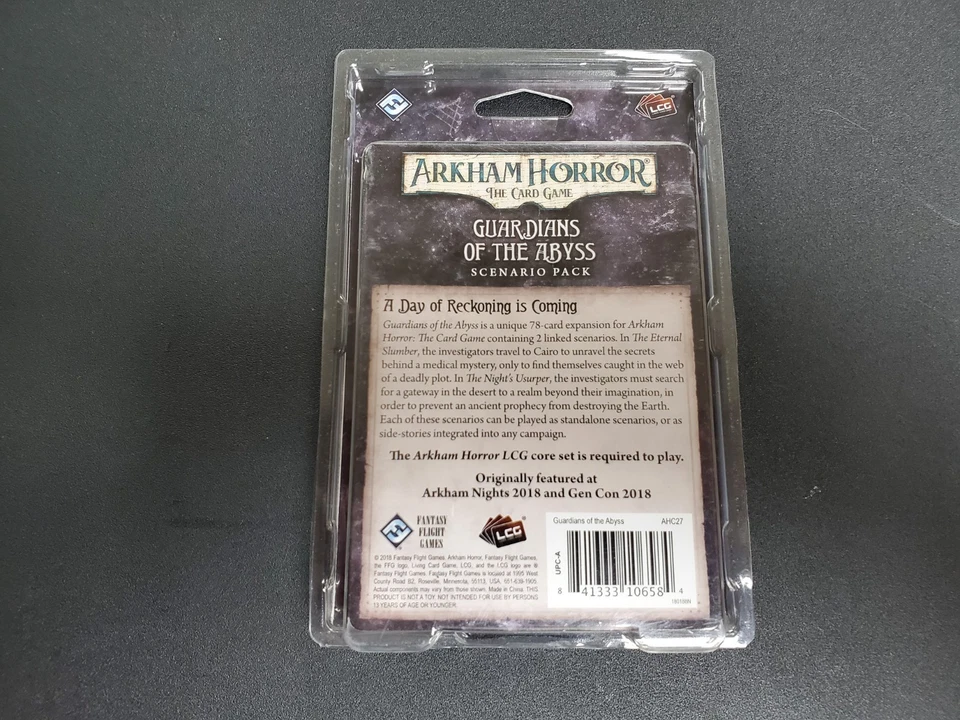 Arkham Horror The Card Game LCG Guardians of the Abyss Scenario Pack NEW/SEALED - Image 2 of 2