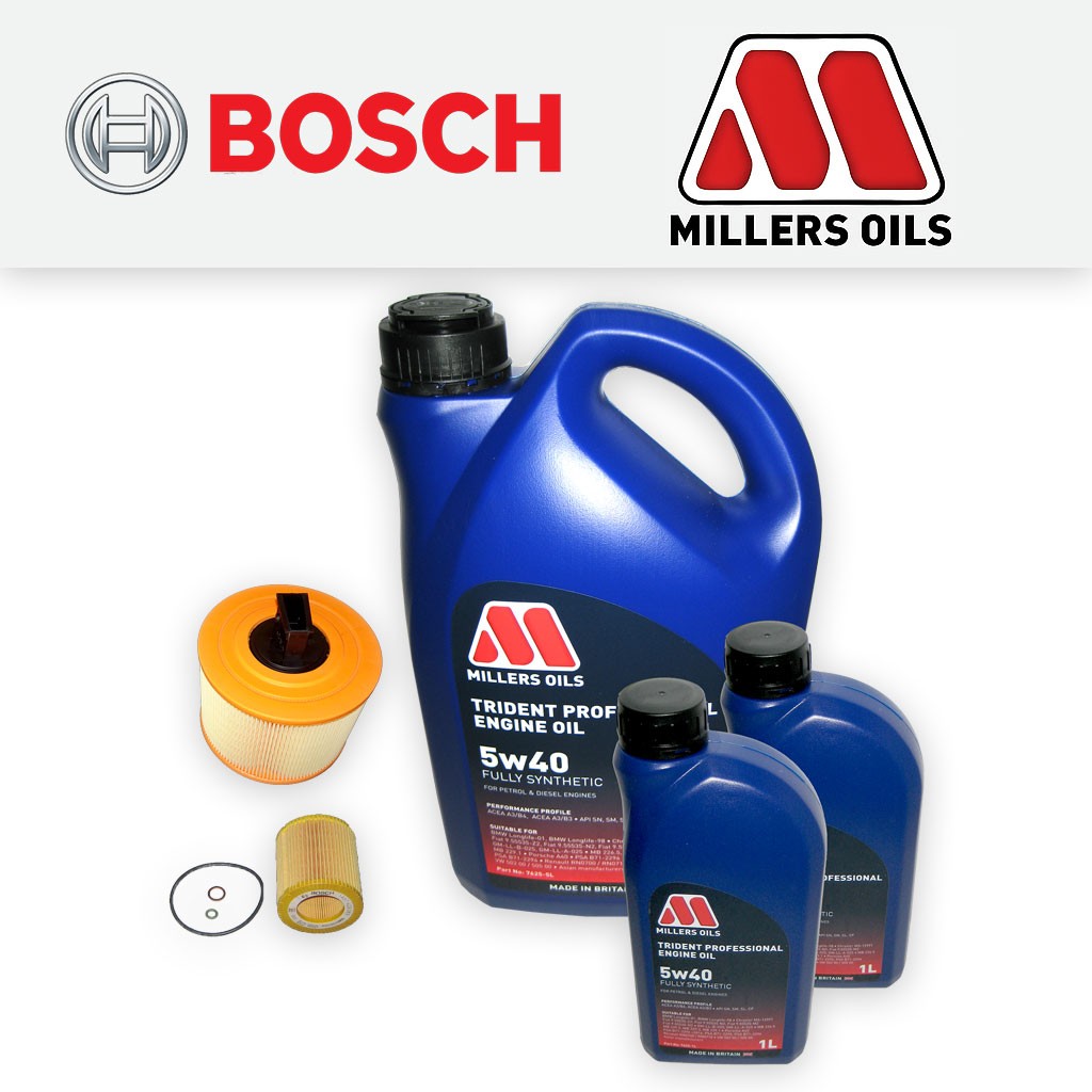 SERVICE KIT for BMW E90 E91 E92 E93 323i 325i 330i OIL AIR FILTERS +5w40 FS OIL