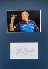 John Lowe Autographed Signed & Mounted Photo A4 Size + COA John Lowe Autographed Signed & Mounted Photo A4 Size + COA