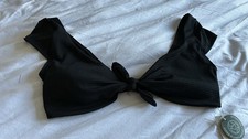 Boden Black Bikini Top Size 12 - New With Tags