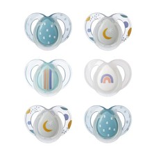 Tommee Tippee Night Time Pacifier, 6-18 Months, Symmetrical Silicone Baglet, BPA