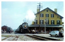 postcard Huntsville Alabama passenger train depot B1488