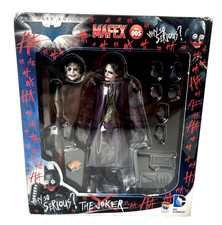 Medicom Mafex the Joker 005 Dark Knight Action Figure Version 2.0 Open Box