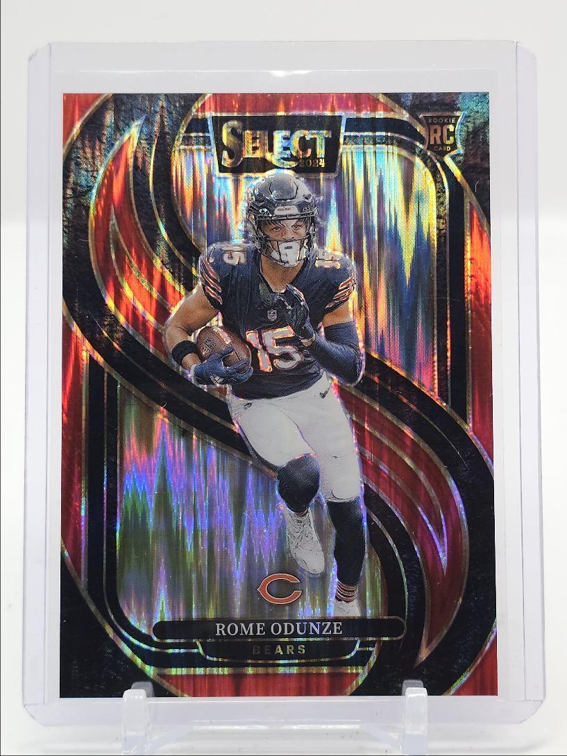 ROME ODUNZE 2024 SELECT PREMIER LEVEL ROOKIE RED SHOCK RC /249 Q4765