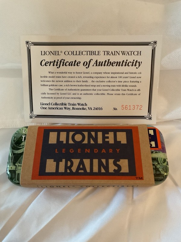 Lionel Train Watch Officially Licensed Collector's Edition Motion & Train Sounds