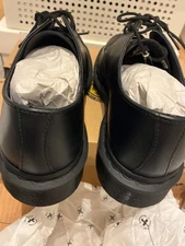 Dr.Martens Unisex 3-Hole Shoes Black 24cm (EU38) Boxed