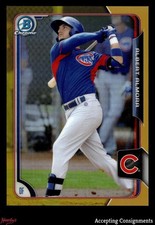 2015 Bowman Chrome Prospects Gold Refractor #BCP142 Albert Almora ROOKIE 05/50