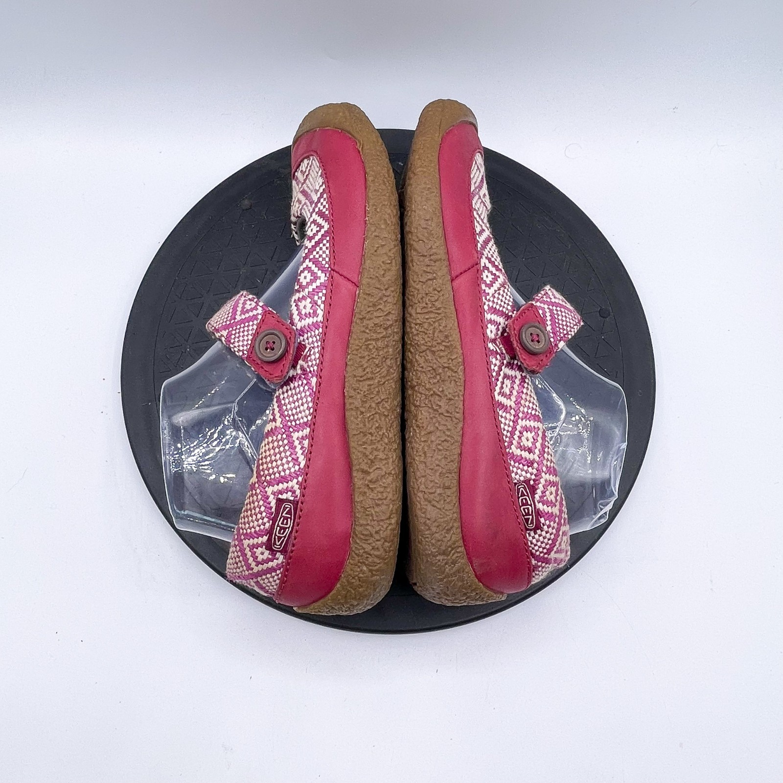 Scarpe basse Keen Harvest Mary Jane rosse donna taglia 8 comfort geometrico