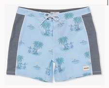 NWT Hurley Men's Phantom Naturals Blocked Sessions 16" Boardshort 29 65