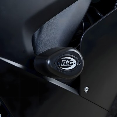 R&G CRASH PROTECTORS FOR BMW F 900 R 2020 > 2023 BLACK FRONT MOUNT NO MODS
