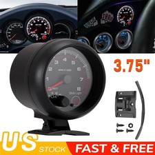 3.75 12v Car Tachometer Gauge Meter 0-8000 Rpm With Led Shift Light Universal 3.75 12v Car Tachometer Gauge Meter 0-8000 Rpm With Led Shift Light Universal
