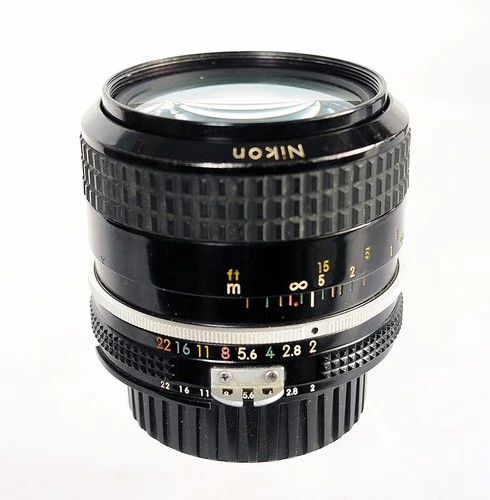 Vintage Nikon 35mm F2 Manual Focus Lens (MF), Nikon F Mount For Repair/Parts