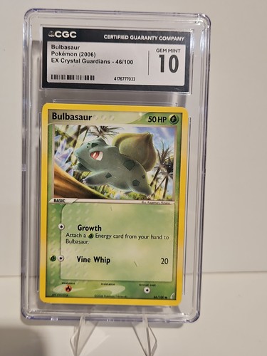 Bulbasaur graded CGC 10 for sale on eBay