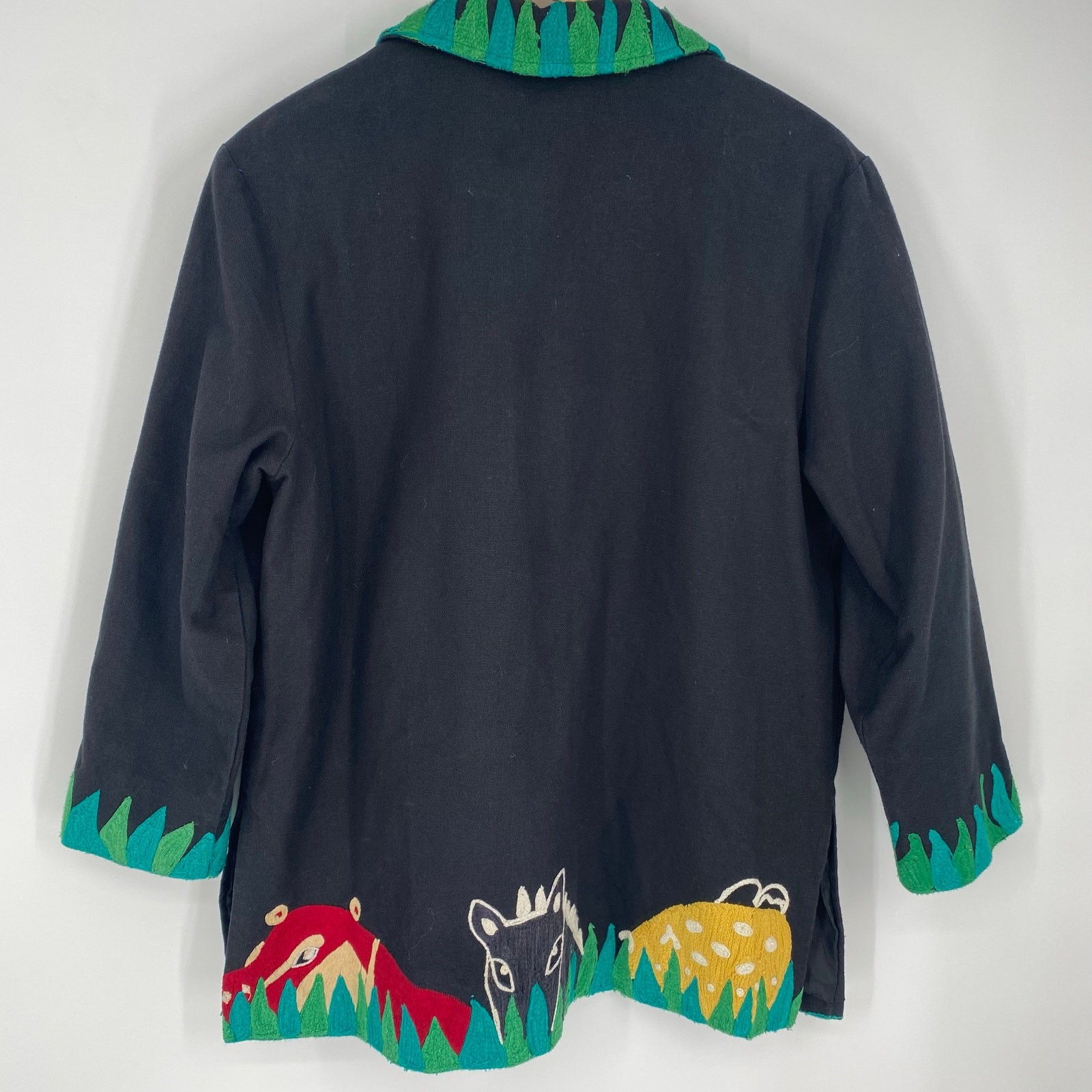 Patchington Jacket Women’s Medium Embroidered Saf… - image 2