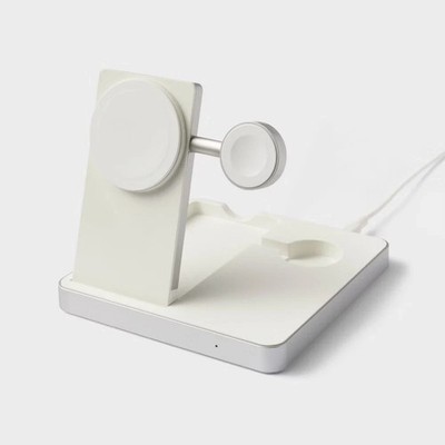 3 in 1 Charger for iPhone Watch and AirPod - heyday White