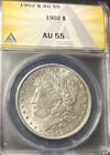 1902-P $1 ANACS AU55 Morgan Silver Dollar
