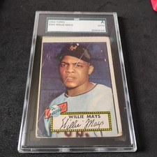 1952 Topps Willie Mays #261 SGC Authentic
