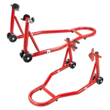 Motorcycle Bike Stand Rear Front Spoolift Paddock Swingarm Lift Bike Red