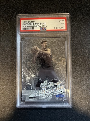 Gheorghe Muresan [Platinum Medallion] #72P 1997 Ultra card