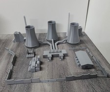 OO Scale Model Railway Complete Power Station and Plant Layout. 