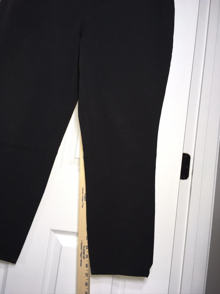 Pantalón de golf Nike Dri-fit ajustado para mujer - talla 16 negro EXCELENTE ESTADO Foto 4 de 4