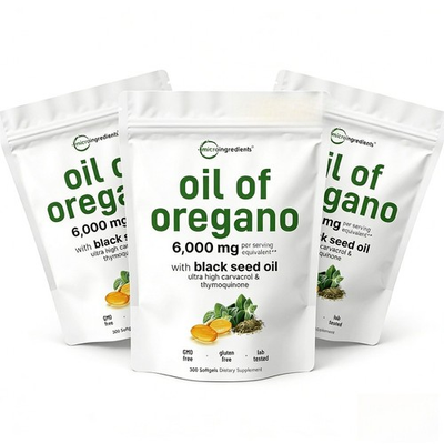 #ad 2 in 1 Oil of Oregano amp; Black Seed Softgels Count with Carvacrol300 Softgels $38.95
