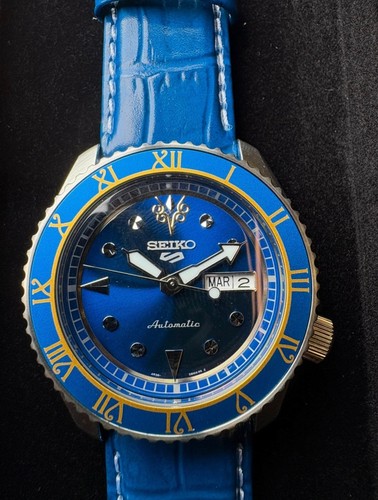 SEIKO 5 Sports Street Fighter V CHUN-LI Orologio Blu Edizione Limitata Special - Foto 6 di 16