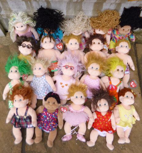 Bundle of 20 Ty Beanie Kids Dolls Soft Plush Toys Calypso Blondie Rascal Cutie - Afbeelding 1 van 5